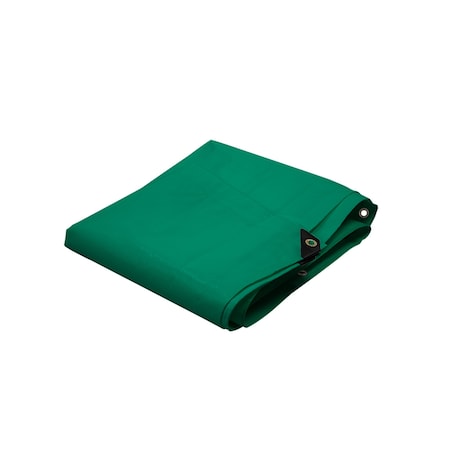 2W International Tarp, 20 ft x 20 ft, Green, Laminated Polyethylene G2020